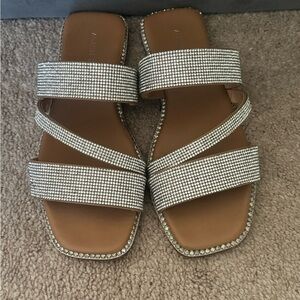 Stylish Rhinestone Sandals